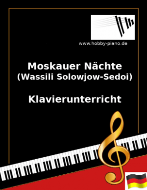 Moskauer Nächte (Solowjow-Sedoi) Online Klavierunterricht