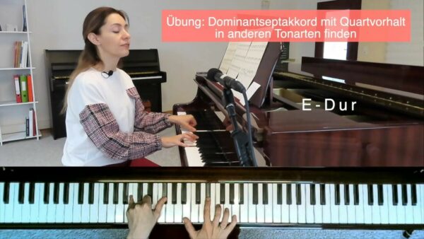 Klavierunterricht mit Hobby-Piano - Bach Praeludium C Dur 8 thumb1
