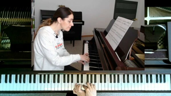Klavierunterricht mit Hobby-Piano - Bach Toccata 6 thumb1