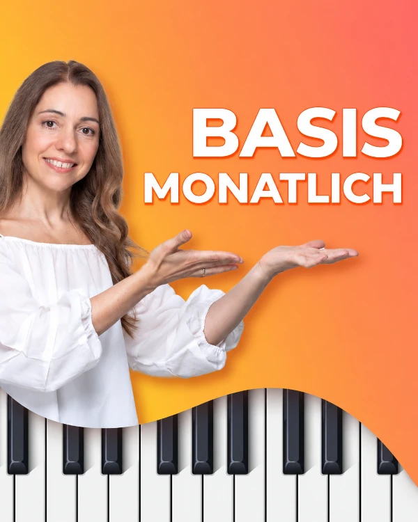 Basis Mitgliedschaft Klavier monatlich