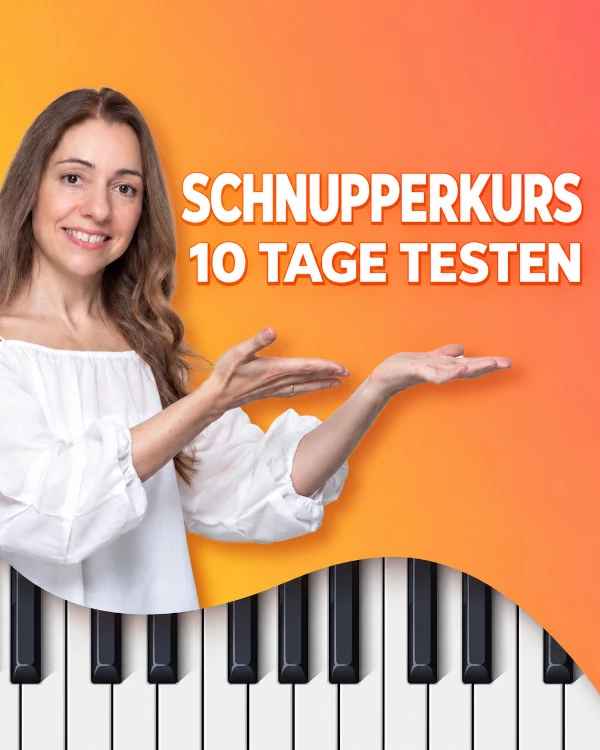 Schnupperkurs Klavier 10 Tage kostenlos testen